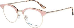 Woodys Barcelona Godfather 04 Women's Prescription Eyeglass Frame Pink