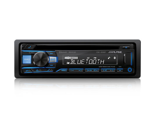 Alpine Car Audio System 1DIN (Bluetooth/USB/CD) with Detachable Panel