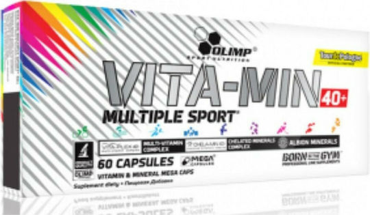 Olimp Sport Nutrition Vita-Min Multiple Sport 40+ Multivitamin for Energy 60 caps