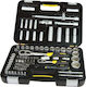 Stanley Ratschen- & Steckschlüssel-Sets 1\2" & 1\4" 96Stück