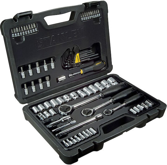 Stanley Set Ratchet 1\2" & 1\4" & 3\8" 80pcs