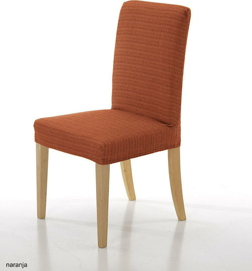 Mc Decor Akari Elastic Cover for Chair with Back Orange 2pcs MCL.EL.AKARI.KP-PORTOKALI
