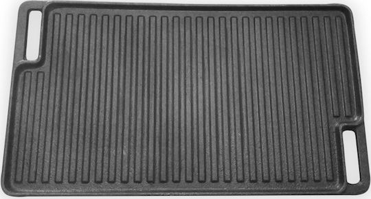 Thermogatz Baking Plate Double Sided with Cast Iron Flat & Grill Surface No 7 46x26cm
