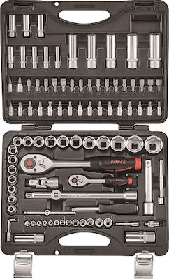 Force Καστάνια με Καρυδάκια 1\4" & 1\2" 94τμχ