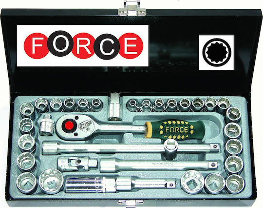 Force Set Ratchet 3\8" 32pcs