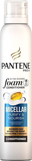 Pantene Micellar Purify & Nourish Balsam Reconstrucție/Nutriție pentru Toate Tipurile de Păr 180ml