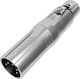 Seetronic Convertor XLR Masculin În XLR Feminin Argintiu 1 Bucată MA5M3F