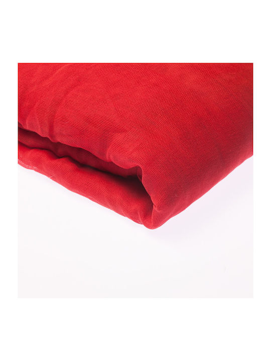 PLAIN COTTON FABRIC 150X10M (RED)