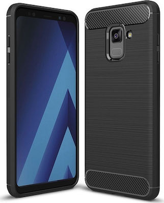 Carbon Fiber Back Cover Μαύρο (Galaxy J6)