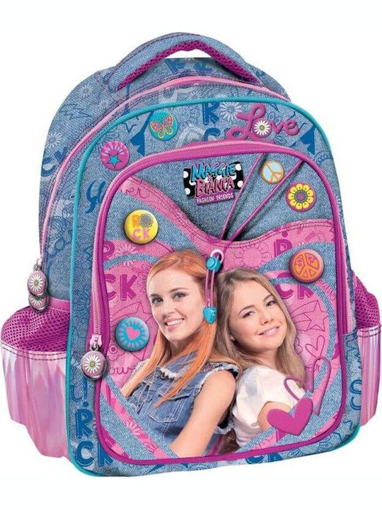 Graffiti Maggie & Bianca School Bag Backpack Kindergarten in Blue color