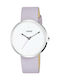 Lorus Uhr mit Lila Lederarmband RG277NX9