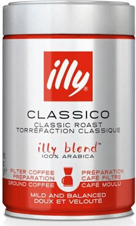 Illy Filter Coffee Arabica Classico Ground medium rare 250gr