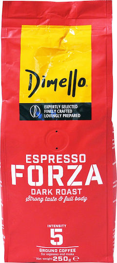 Dimello Espresso Coffee Forza Dark Roast Ground 250gr