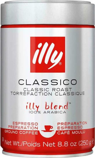 Illy Espresso Coffee Arabica Ground 250gr