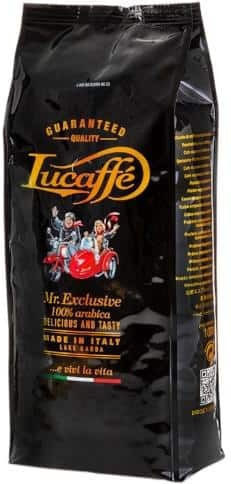 Lucaffe Καφές Espresso Arabica Mr. Exclusive σε Κόκκους 1kg