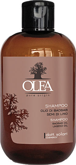 Dott. Solari Olea Baobab And Linseed Oil Shampoo Σαμπουάν Αναδόμησης/Θρέψης & Λείανσης για Ξηρά Μαλλιά Μαλλιά 250ml