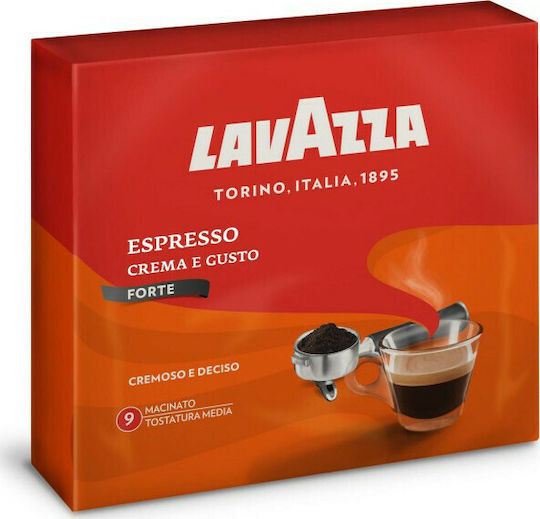 Lavazza Καφές Espresso Robusta Crema e Gusto Forte Αλεσμένος 500gr