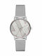 Armani Exchange Women's Watch with Silver Metal Bracelet
