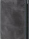 Slimwallet Vintage Leather Men's Wallet Cards with RFID and Slide Mechanism Grey/Black