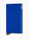 Cardprotector Ανδρικό Πορτοφόλι Καρτών με RFID και Μηχανισμό Slide C-Blue