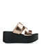 Envie Shoes Women's Platform Wedge Sandals Brown