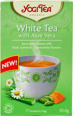 Yogi Tea Alb Ceai Produs organic 17 Pungi 30.6gr 1buc cu Aromă aloe vera