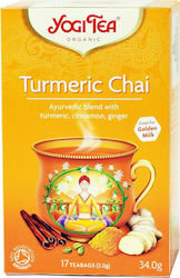 Yogi Tea Ceai Negru Produs Organic Turmeric Chai 17 Pliculețe 34gr Yogi Tea Ceai Negru Produs Organic Turmeric Chai 17 Pliculețe 34gr