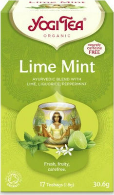 Yogi Tea Lime Mint Mint Organic Product 17 Bags 30.6gr