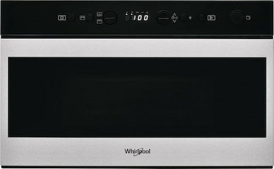 Whirlpool W7 MN840 Built-in Microwave Oven with Grill 22lt Inox