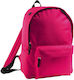 Sol's Rider Fuchsia School Bag Backpack Junior High-High School in Fuchsia color 15.7lt