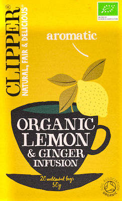 Clipper Lemon & Ginger Kräutermischung Bio-Produkt 20 Beutel 50gr