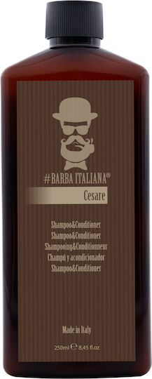 Barba Italiana Cesare Conditioner Shampoos Volume & Smoothing for All Hair Types 250ml