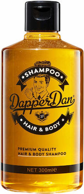 Dapper Dan Hair & Body Shampoo Bubble Βath for Men for Body & Hair 300ml