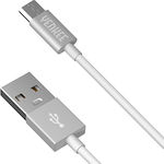 Yenkee Regulat USB 2.0 spre micro USB Cablu Alb 1m (YCU 221 WSR) 1buc