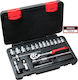Pasco Set Ratchet 1\4" 19pcs