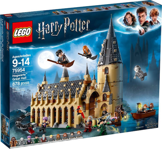 LEGO Harry Potter Hogwarts Great Hall for 9-14 years old Years 878pcs