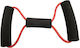 Lowenstein BowTie Widerstandsbänder Abbildung 8 Licht mit Griffen Rot 36cm 0.36m