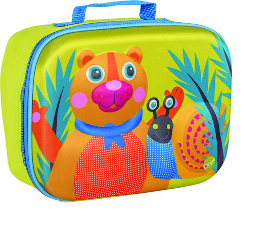 Oops Schulische Isothermische Lunch-Tasche zum Umhängen 3.5Es Gelb 24 x 10 x 19cm