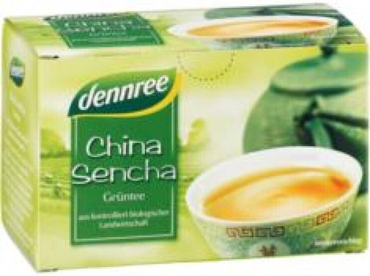 Dennree Verde Ceai Produs organic Sencha 20 Pungi 30gr 1buc cu Aromă Sencha