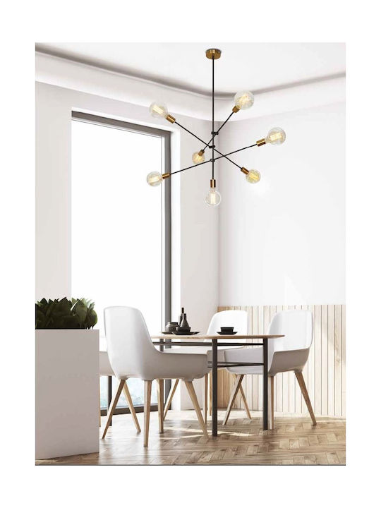 Home Lighting Cody Pendant Light Bronze for 5 Bulbs E27