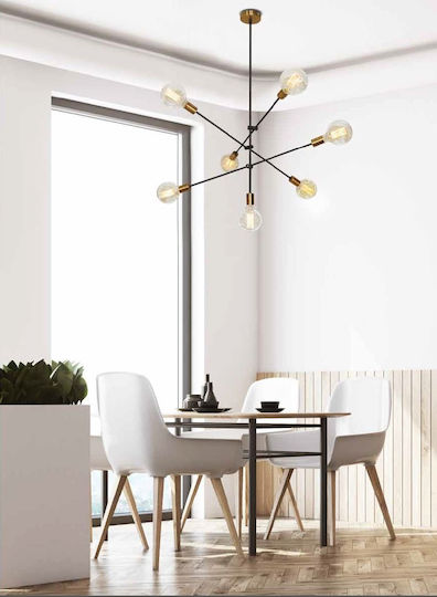 Home Lighting Cody Pendant Light Bronze for 5 Bulbs E27