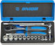 Unior 188BI6P16INCH Καστάνια με Καρυδάκια 1\4" 16τμχ