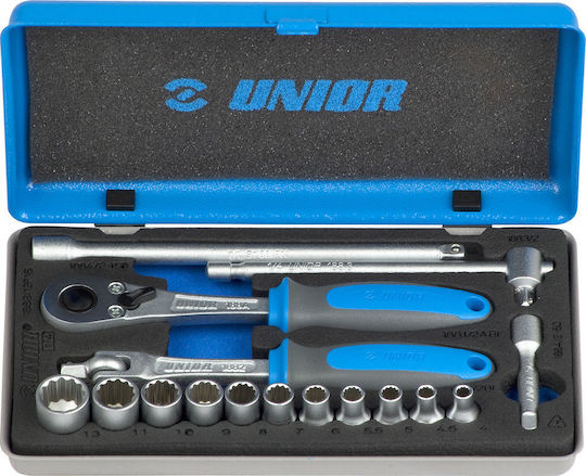Unior 188BI12P16 Καστάνια με Καρυδάκια 1\4" 16τμχ