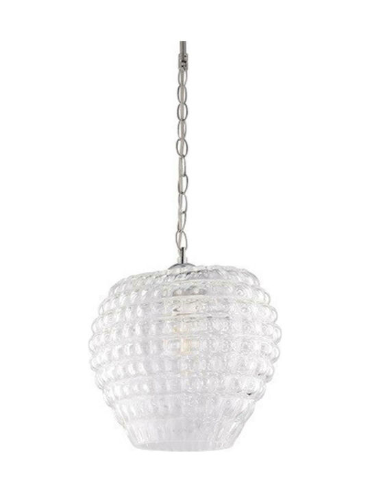 Home Lighting Zoe Pendant Lamp E27 Transparent