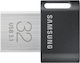 Samsung Fit Plus 32GB USB 3.1 Stick Μαύρο