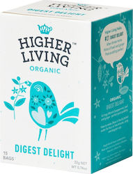 Higher Living Digest Delight Μείγμα Βοτάνων Βιολογικό 15 Φακελάκια