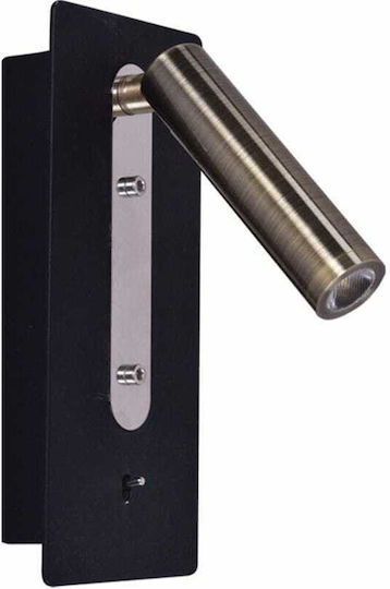 Home Lighting Lamp Wall LED Black 7.5x14.5x7.5cm Home Lighting Lamp Wall LED Black 7.5x14.5x7.5cm