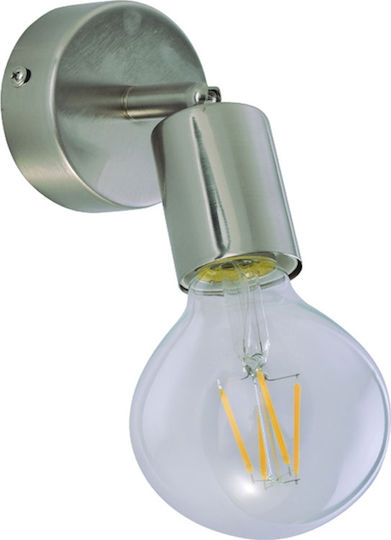 Home Lighting Single Spot with Socket E27 in Silver Color