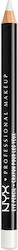 NYX Professional Makeup Slim Creion Moale Pentru Ochi 918 White Pearl NYX Professional Makeup Slim Creion Moale Pentru Ochi 918 White Pearl