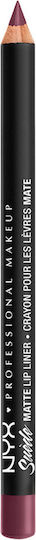 NYX Professional Makeup Suede Matte Contur De Buze Creion De Buze